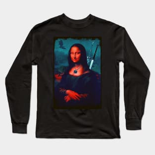 Monalisa - Monster Slayer - Fantasy Long Sleeve T-Shirt